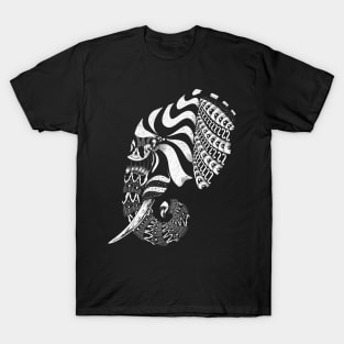 Elephant Pattern T-Shirt